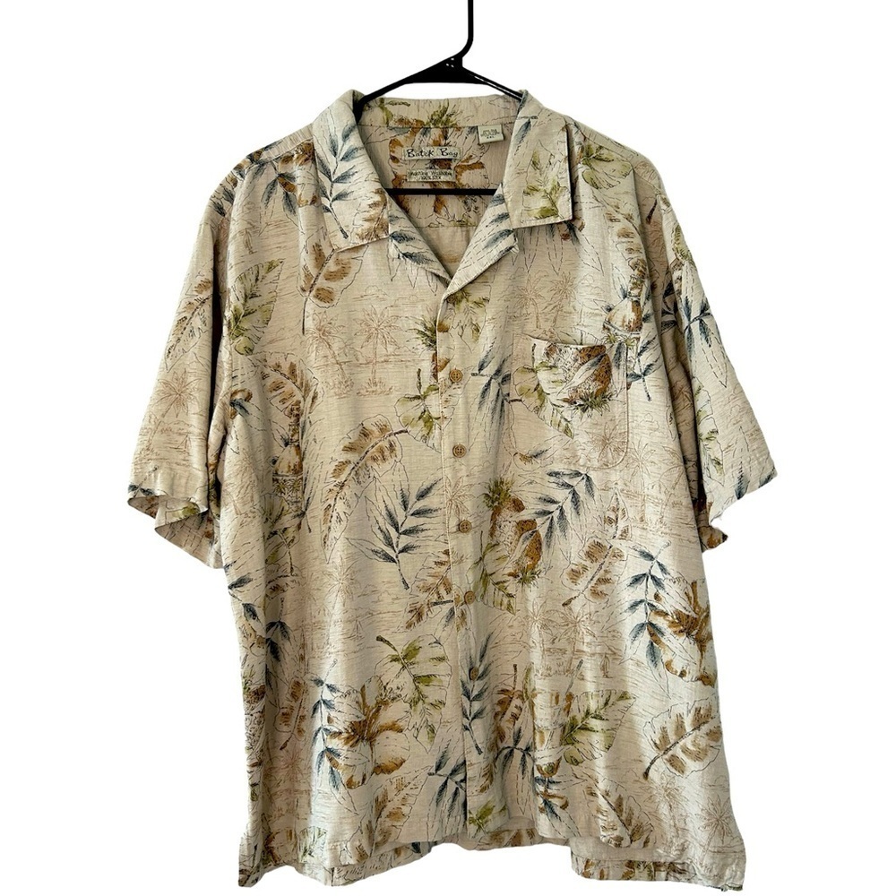 Batik Bay Men’s Machine Washable 100% silk dadcore shirt size XXL - Picture 6 of 9